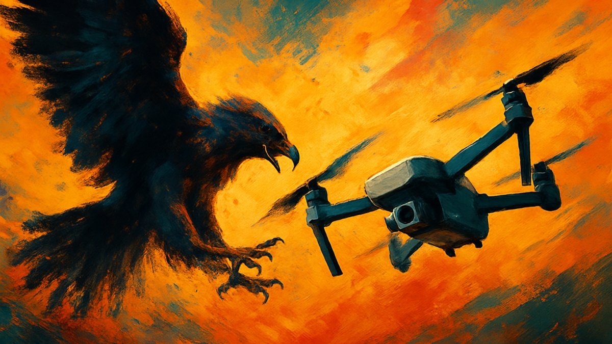 Ataque de Aves em Drones