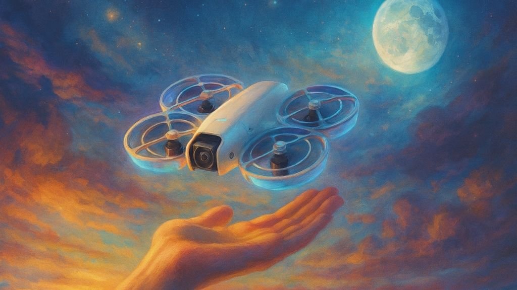 drone capturando vista aérea de obra em construção – perspectiva aérea Hangar 27”